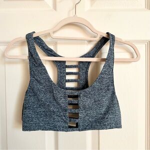 Grey Victoria’s Secret sports bra